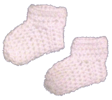 Preemie Booties ~ Easy crochet pattern 